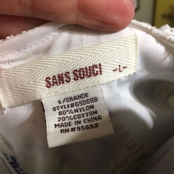 Midi Lace Shift Dress - Sans Souci Size L - Picture 4 of 4